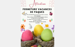 Vacances de Pâques