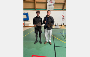 Tom et Eddy sur la troisième place du podium