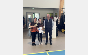Gagnantes du tournoi
Léane et Nancy
Monéteau