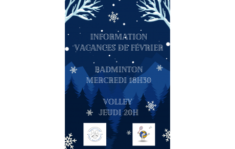 Vacances de février