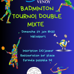 Tournoi double mixte Venoy